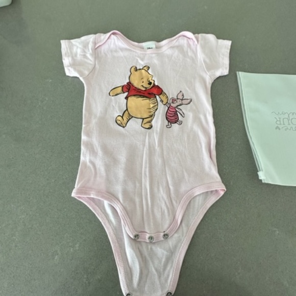 Winnie & Piglet Love Your Melon Pink Onesie 18-24M-See notes - Picture 3 of 6